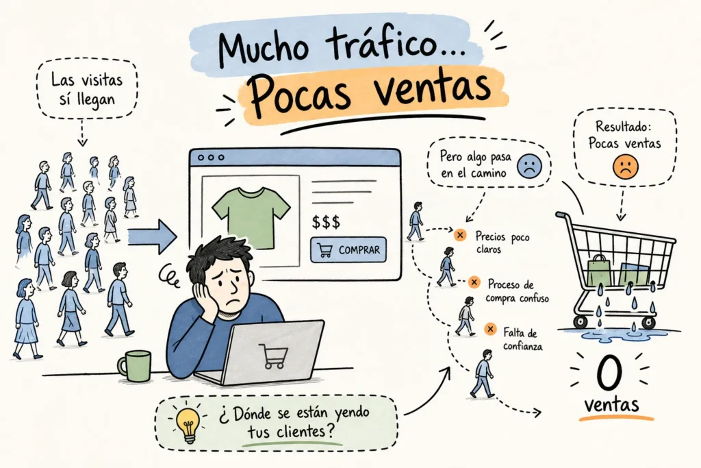 Por qué mi tienda online no vende si tienes visitas