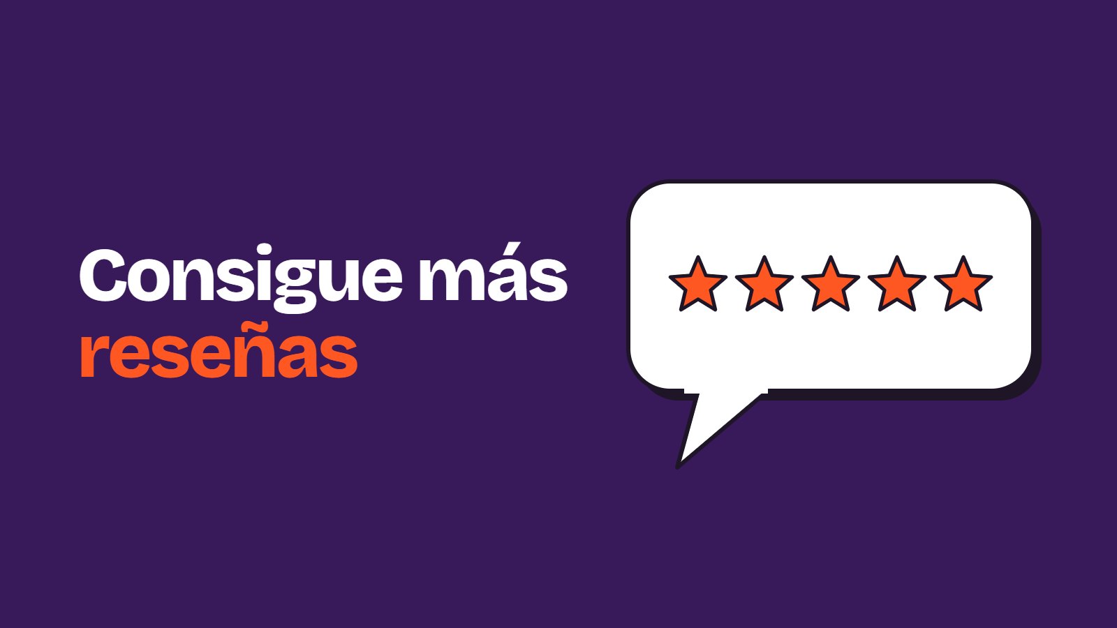 Ilustración de cinco estrellas junto a un bocadillo de opinión